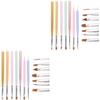 minkissy 14pcs Diy French Tip Nails Manicure Painting Tools Nail Art Pens Brushes Supplies view 1