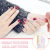 minkissy 14pcs Diy French Tip Nails Manicure Painting Tools Nail Art Pens Brushes Supplies view 4