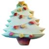 3 Pc Set - Christmas Tree Soap w/Mica Color - Goatmil & Shea Formula (Medium-Flat) view 1
