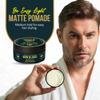 ANDREW JAMES Matte Pomade 3-Pack | Be Easy | 2.75 Ounce Each| Strong Hold | Matte Finish | Natural Look | Provides A Fuller Look | Easy To Wash Out | Made In the USA view 3