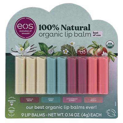 eos Best of eos Lip Balm, 9 Sticks