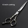 Hairdresser Professional Left-Handed Scissors Set - 6.0 Inch Hair Sparse Scissors - 440C (3pc-B) view 3