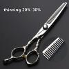 Hairdresser Professional Left-Handed Scissors Set - 6.0 Inch Hair Sparse Scissors - 440C (3pc-B) view 4