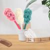Back Scrubber for Shower, Qewro Loofah on a Stick as Shower Brush Exfoliating Body with Long Handle, Loofah Sponge Mens Loofah Bathing Accessories for Women (2Pack Blue) (4Pack Blue and Pink) view 3