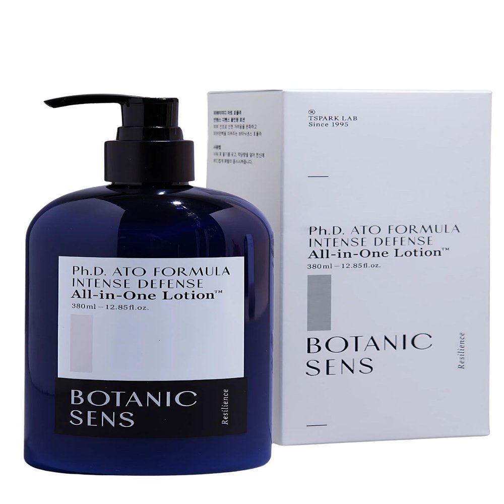 Botanicsens All-in-One Moisturizing ATO Lotion for Face & Body, Hydrating & Soothing for Dry, Sensitive Skin, Supports Skin Comfort, Korean Skin Care, 380ml (12.85 fl. oz)
