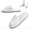 Fineget Spa Slippers for Guests Men Women Hotel Indoor House Non-Disposable Travel White Waffle Open Toe Breathable Slippers 4 Pairs view 1