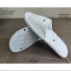 Fineget Spa Slippers for Guests Men Women Hotel Indoor House Non-Disposable Travel White Waffle Open Toe Breathable Slippers 4 Pairs view 3