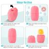 2Pack Ice Roller for Face, Qewro Silicone for Tone skin, Reusable Eye Puffiness Relief, Ice Roller Mold for Neck, Facial Roller to Remove Fine Lines Pores Anti Wrinkles (Pink and Green) view 2