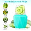 2Pack Ice Roller for Face, Qewro Silicone for Tone skin, Reusable Eye Puffiness Relief, Ice Roller Mold for Neck, Facial Roller to Remove Fine Lines Pores Anti Wrinkles (Pink and Green) view 3