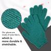 Evridwear Exfoliating Dual Texture Bath Gloves for Shower, Spa, Massage and Body Scrubs, Dead Skin Cell Remover, with Hanging Loop Heavy(5 Pairs Gift Set for Men and Women ) view 2