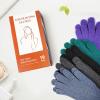 Evridwear Exfoliating Dual Texture Bath Gloves for Shower, Spa, Massage and Body Scrubs, Dead Skin Cell Remover, with Hanging Loop Heavy(5 Pairs Gift Set for Men and Women ) view 3