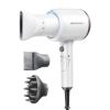 Wavytalk Hair Dryer, Blown Away Ionic Hair Dryer for Curly Hair with Diffuser, 1875W Fast Drying Blow Dryer with Ceramic Technology, 3 Attachments for All Hair Types, Light and Quiet, White view 1