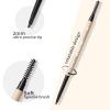 Auburn Eyebrow Pencil, Automatic Red Eyebrow Pen with Brush for Red Hair, Ultra Slim Redish Eyebrow Pencil for Brow Lamination, Water-resistant, Long-lasting, Buildable Pigment, Auburn, YES.EYE DO view 2