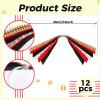Kajaia 12 Pcs Softball Hair Ties Cheer Scrunchies Baseball Gifts Ribbon Ponytail Holder Streamer Elastics Cheerleader Accessories for Teen Girls School Sports Day Decor Women Player Teams(Yellow) view 2