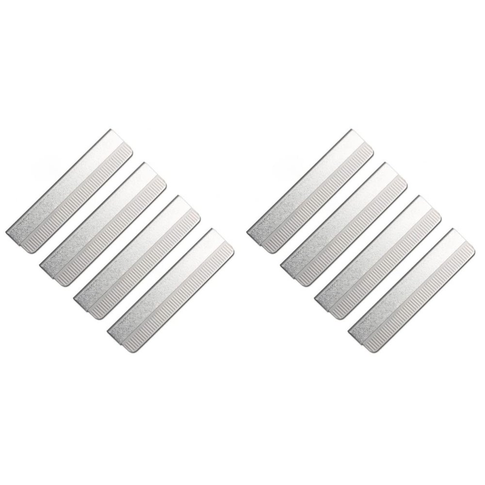 Healifty 80pcs Stainless Steel Eyebrow Precision Eyebrow Trimmer for Women and Girls Lightweight Design for Makeup Tool for Grooming and Shaping