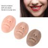 Brrnoo 3pcs 3D Silicone Nose Mouth Model, Soft Piercing Practice Reusable Body Part Model for Puncture Display (9.3 X 6.8 X 2.5cm) view 4