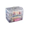30 3 Tier Storage Container Bead Storage Case Beads Cosmetic Container White Large Tool view 2