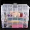 30 3 Tier Storage Container Bead Storage Case Beads Cosmetic Container White Large Tool view 4