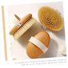DOITOOL Natural Boar Bristle Body Scrubber for Exfoliating and Massaging Skin Ergonomic Design for Daily Use Bathroom for Convenient view 3