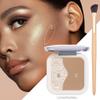 ELLESY Highlighter Contour Powder Makeup KitFace Shimmer Highlighter and Matte Finish Contour BronzerLightweight, Easy to apply -C02 view 2