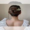 Simple Modern Temperament Lily Of The Valley Hair Sticks Fashion Metal Hair Pins Stick Bun Chopsticks Hair Accessories For Women Bun view 2