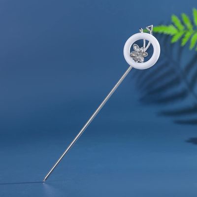 2 Pcs Retro Minimalist Geometric Lotus Hair Pins Stick Women Hair Chopsticks For Buns Chignon Hanfu Hair Accessories For Women Hair Stick