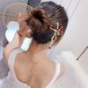 Fashionable Dried Flowers With Long Tassels Hair Sticks Fashion Metal Hair Pins Stick Bun Chopsticks Hair Accessories For Women Bun view 3