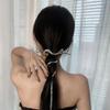 Fashionable Tassels Wrap Around Spirit Snakes Hair Sticks Fashion Metal Hair Pins Stick Bun Chopsticks Hair Accessories For Women Bun view 4