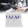 10pcs Nails Drill Bits, Tungsten Steel Nail Grinding Head Sets Manicure Pedicure Remover Tools for Acrylic Gel Nails view 4