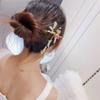 Fashionable Dried Flowers With Long Tassels Hair Sticks Fashion Metal Hair Pins Stick Bun Chopsticks Hair Accessories For Women Bun view 3