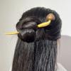 Classical Minimalist Mushroom Wood Hair Pins Stick For Buns Handmade Classical Chopsticks Women Thick Hair Hair Accessories view 3