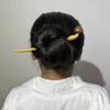 Classical Minimalist Mushroom Wood Hair Pins Stick For Buns Handmade Classical Chopsticks Women Thick Hair Hair Accessories view 4
