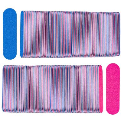 KISEER Mini Nail Files Bulk, 200 Pcs Disposable Double Sided Emery Boards Travel Size for Men, Women, Kids (2 Inch)