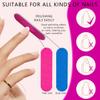 KISEER Mini Nail Files Bulk, 200 Pcs Disposable Double Sided Emery Boards Travel Size for Men, Women, Kids (2 Inch) view 3
