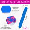 KISEER Mini Nail Files Bulk, 200 Pcs Disposable Double Sided Emery Boards Travel Size for Men, Women, Kids (3.3 Inch) view 2