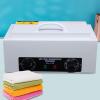 VPABES Dry Heat Sterilizer Cabinet 1.5L High Temperature Sterilizer Box with 120 Minutes Adjustable Timer 110V 300W Salon Hairdressing Tool Equipment for Nail Tool Spa Pedicure Tools view 4