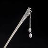 Fashion Immortal Flower Rose Hair Sticks Fashion Metal Hair Pins Stick Bun Chopsticks Hair Accessories For Women Bun view 2