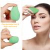 SOLUSTRE 4pcs Puff Portable Makeup Sponge for Women Unique Shape Color for Foundation Application Easy to Clean and Use Makeup Supplies for Finish view 4