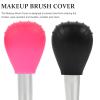 SOLUSTRE 6pcs Makeup Brush Covers Makeup Brush Protectors for to Clean Compact Design for Outdoor Use view 3