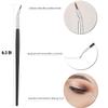 Eyeliner Brushes Set,JASSINS Fine Angled Eyeliner Brushes,Precision Gel Eye Liner Ultra Fine Bent Makeup Brush For Newbies and salon3PCS view 4