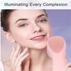 XARONF Facial Cleansing Brush, Silicone Face Exfoliator Brush Cleanser for Gentle Exfoliating|Massaging|Skin Clean view 3