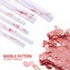 Makeup Brushes Set DUAIU 16PCS Marble Make up Brushes Foundation Eyeshadow Concealer Eyebrow Blush Face Mask Brush Set With Gift Box Make Up ToolPink) view 3