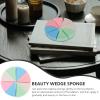 SOLUSTRE Mini Makeup Sponge Wedges 2 Sets Latex Beauty Sponges Foundation Blender for Eyes Cheeks Nose view 4