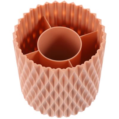 SOLUSTRE Multi-function Rotating Cosmetic Brush Holder Desktop Makeup Organizer for Pens Brushes and Items Portable Storage for Use