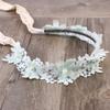 SOLUSTRE Girls Hair Band Floral Headband for Girl Floral Wreath Headband Crown for Parties Weddings view 2