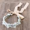 SOLUSTRE Girls Hair Band Floral Headband for Girl Floral Wreath Headband Crown for Parties Weddings view 4
