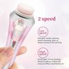 XARONF Electric Facial Cleansing Brush with 4 Replaceable Face Scrub Brush Heads, Waterproof Cleanser Remove Dirt, Oil, Makeup Residue, USB Rechargeable (Color : Pink) view 3