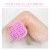 SOLUSTRE 2pcs Silicone Body Scrubber Scalp Brush Gentle Exfoliating Bath Brush for Cleansing Dead Skin Removal Soft Multi-Functional Shower Tool view 4