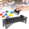 Guide Comb Storage Box, Rectangular Plastic Universal 10 Grid Base for Electric Hair Clipper Limit Comb Hair Tools Supplies Storage Organizer Guide Comb Storage Case Container Box for Barbershop Use view 1