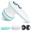 XARONF Facial Cleansing Brush, Waterproof Face Scrubber with 3 Speed, Face Brushes for Cleansing and Exfoliating with 3 Brush Heads, Removing Blackhead (Color : B) view 1